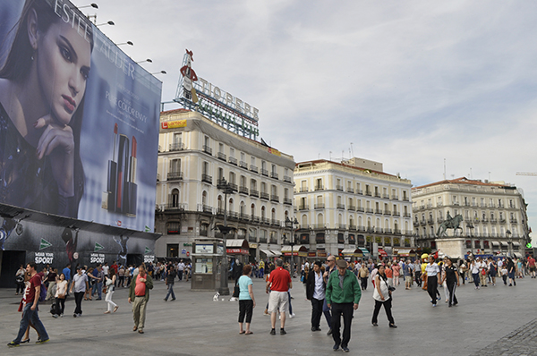 Madrid Plaza del Sol – the Center of the Spanish Empire