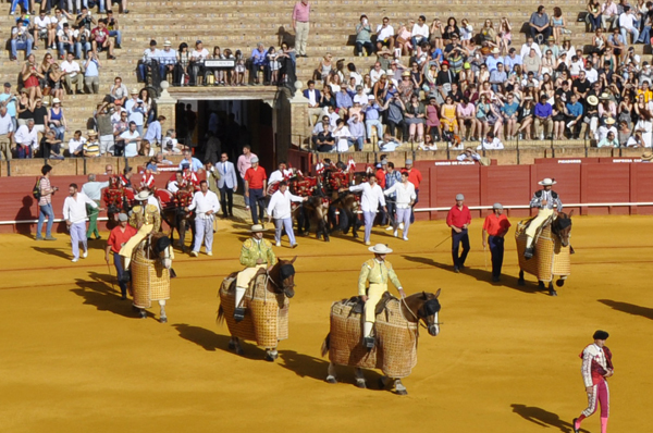Matadors, Torredores and Piccadores in Sevilla Bull Ring